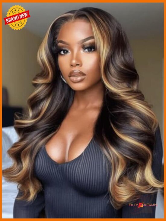 7x5 Pre Cut Lace Front Wig Loose Wave Human Hair 150% Density 20 Inch main image 6
